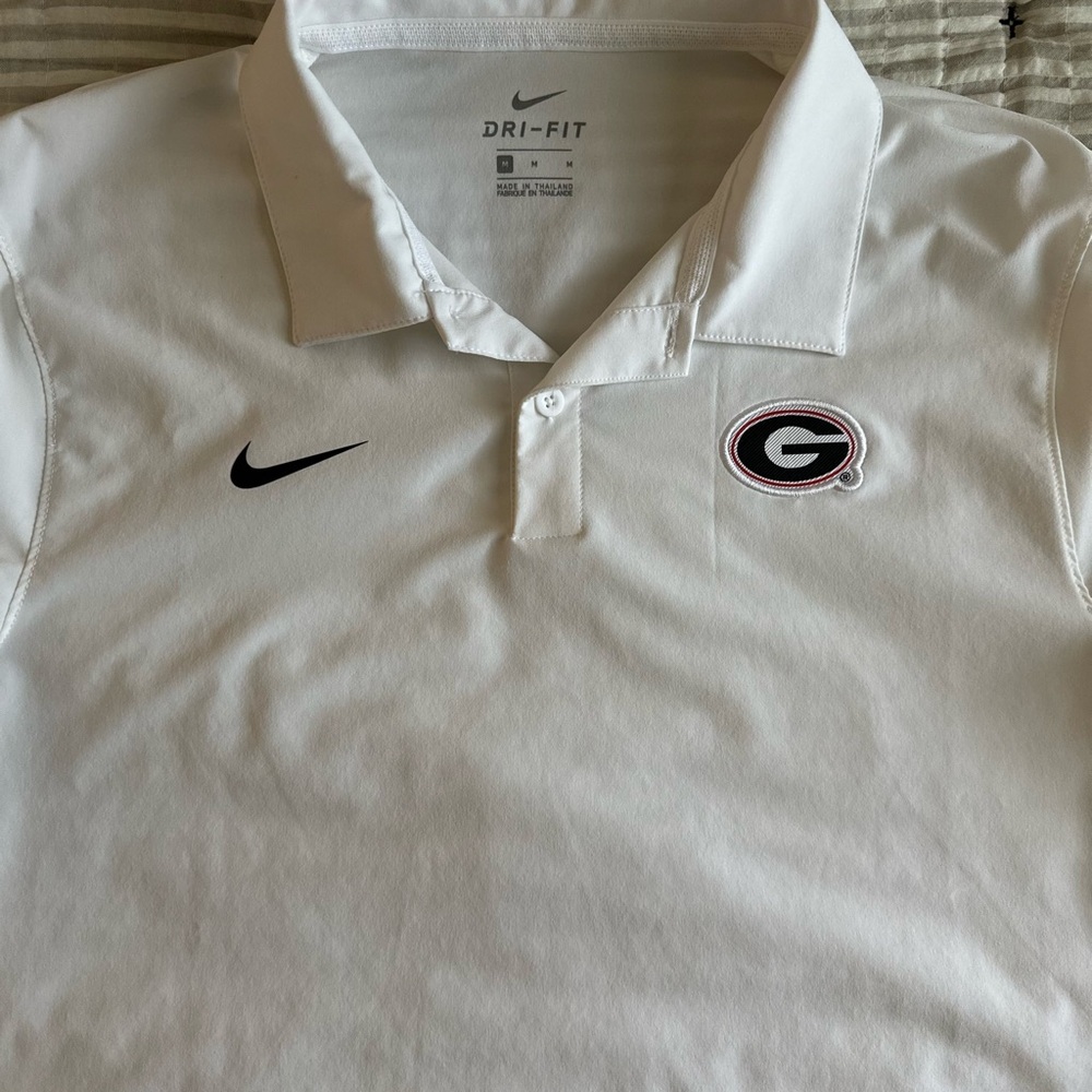 Nike UGA Bulldogs On-Field Coach Polo,  NCAA College Football Playoffs, like new